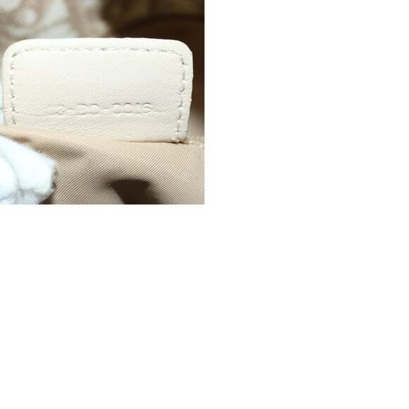 DIOR Trotter Canvas Chain Tote Bag Pvc Leather Beige - Picture 13 of 13